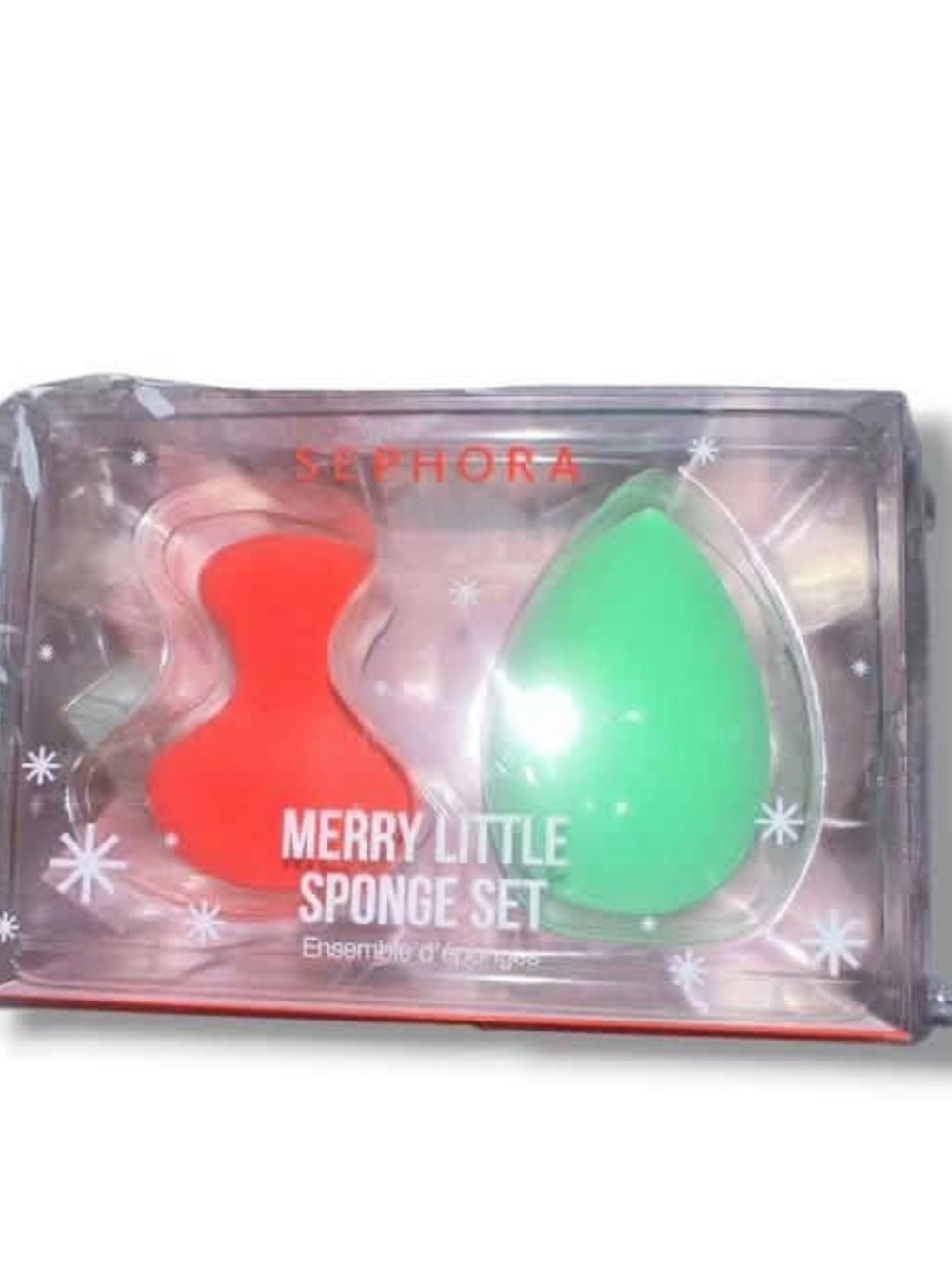 Sephora Merry Little Sponge Set – Red & Green Makeup Sponges